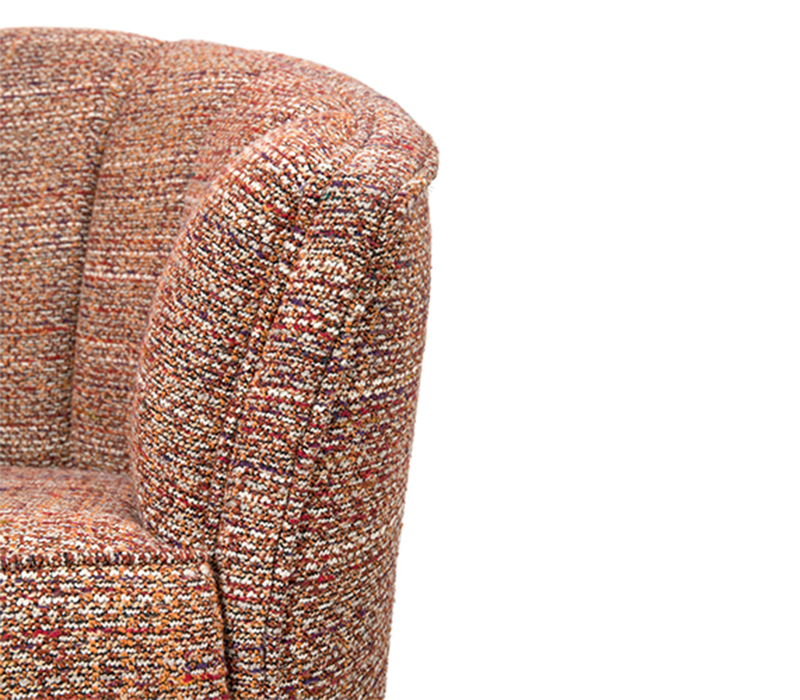 The Maya Armchair Upholstered in Green Velvet-22