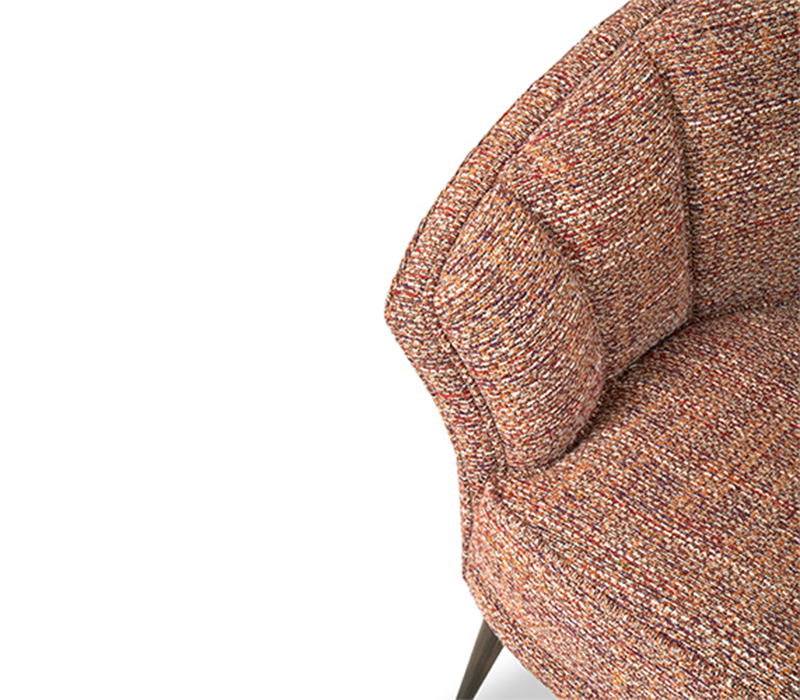 The Maya Armchair Upholstered in Green Velvet-23