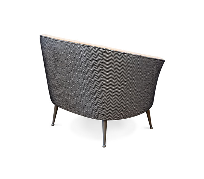 The Maya Armchair Upholstered in Green Velvet-29