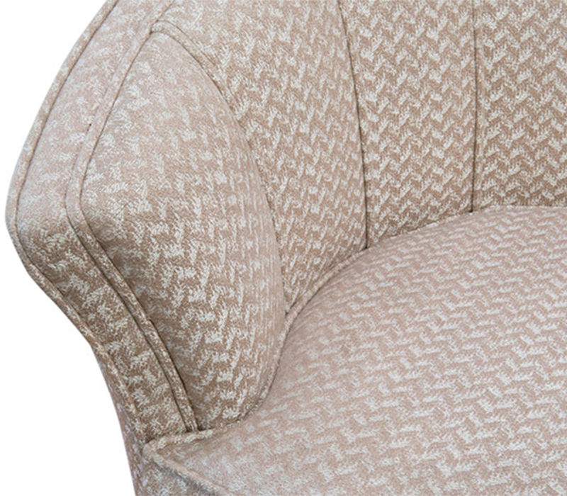 The Maya Armchair Upholstered in Green Velvet-7