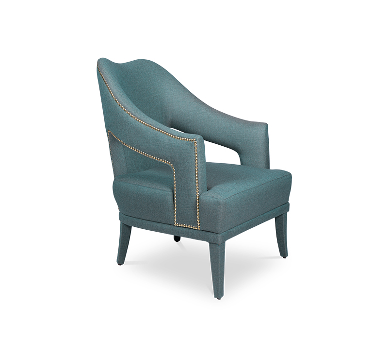 The Nº20 Armchair in Blue Wondrous Twill-11