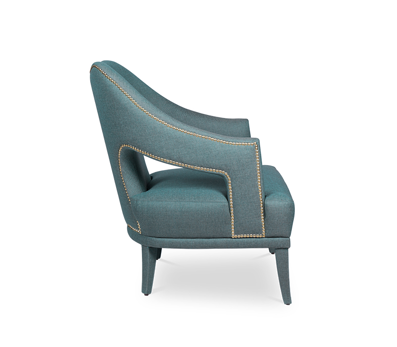 The Nº20 Armchair in Blue Wondrous Twill-12