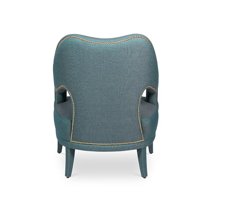 The Nº20 Armchair in Blue Wondrous Twill-14