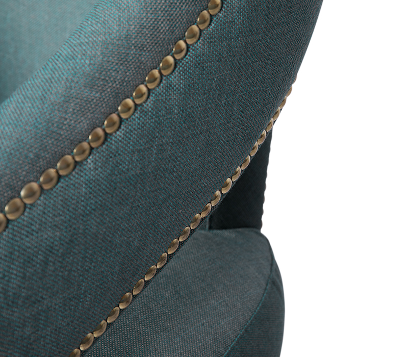 The Nº20 Armchair in Blue Wondrous Twill-17