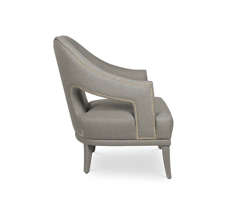 The Nº20 Armchair in Blue Wondrous Twill-3
