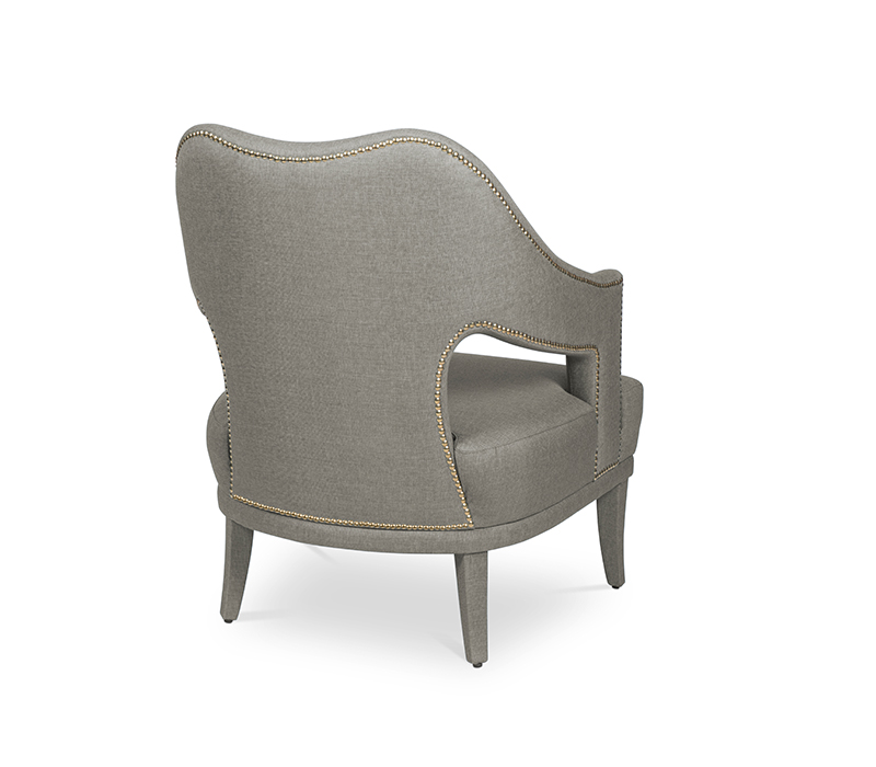 The Nº20 Armchair in Blue Wondrous Twill-4