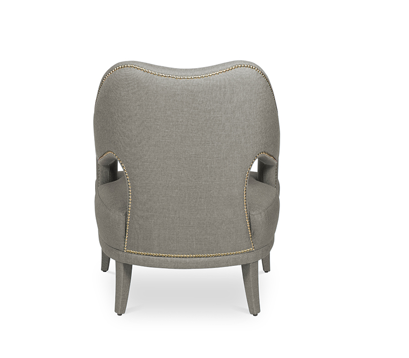 The Nº20 Armchair in Blue Wondrous Twill-5