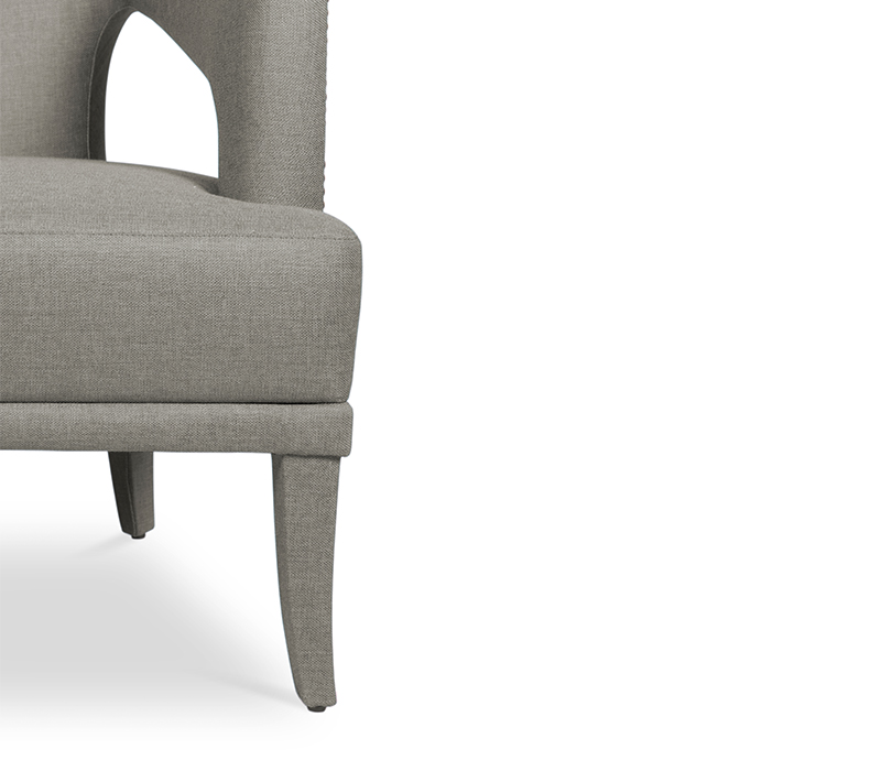 The Nº20 Armchair in Blue Wondrous Twill-7