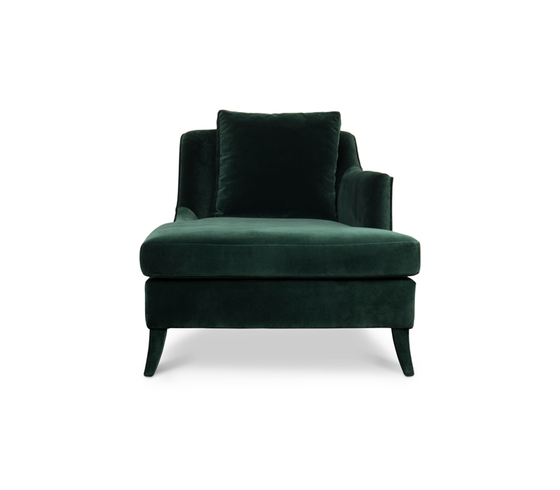Como Chaise Lounge In Velvet-2