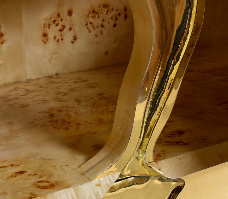 Lapiaz Sideboard With An Exquisite Mirrored Design-2