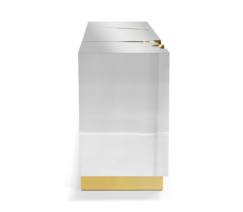 Lapiaz Sideboard With An Exquisite Mirrored Design-3