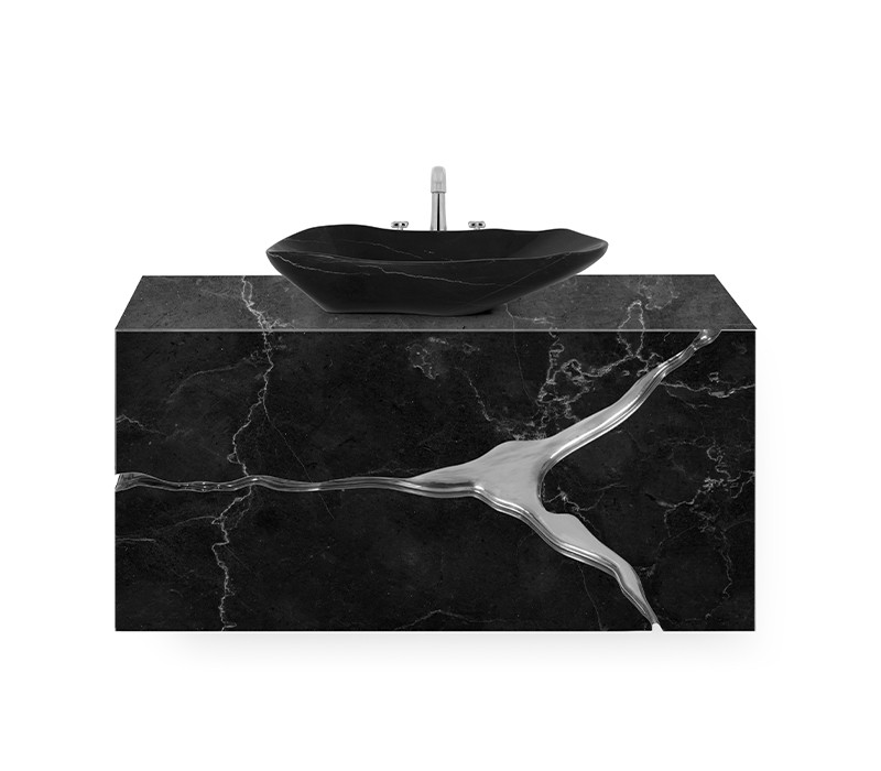 Discover the Elegance of the Lapiaz Marble Suspension Cabinet-6