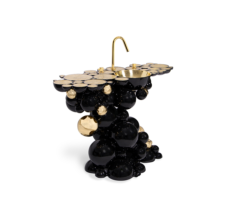 The Newton Vanity Cabinet With Gold-Plated Accents-2