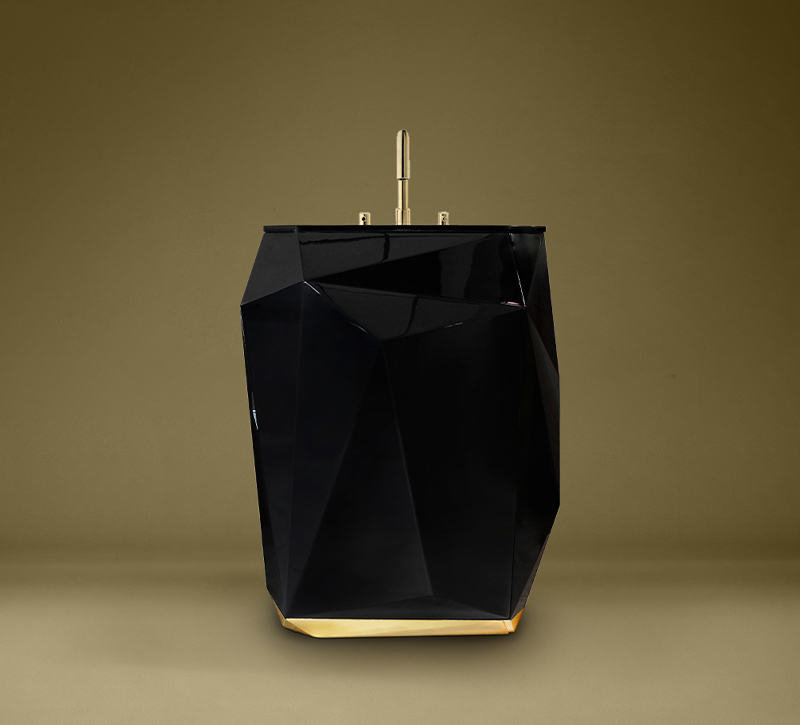 Diamond pedestal-sinks