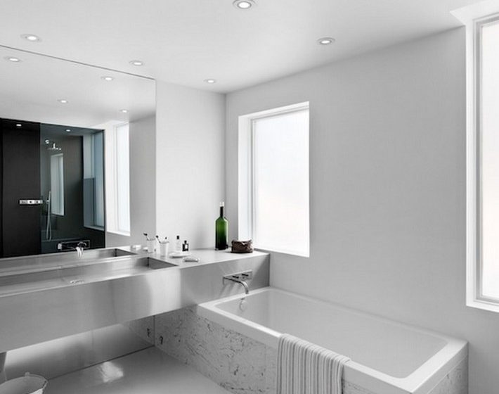 Be inspired with this bathrooms steel look