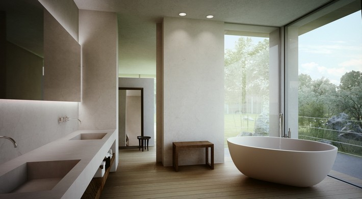 Improve your bathroom with this Oval bathtubs