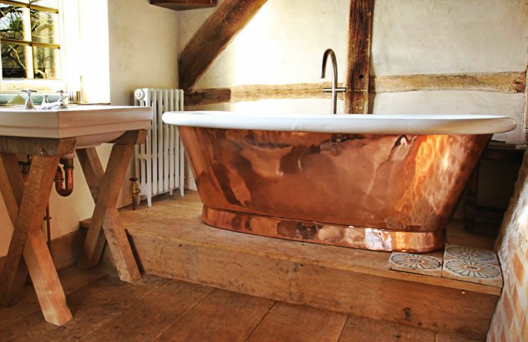Achieve a Rustic Bathroom Look with Potter's Clay Pantone