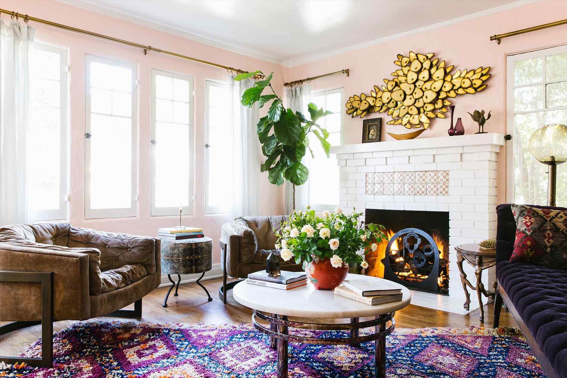 Eclectic Bohemian Living Room