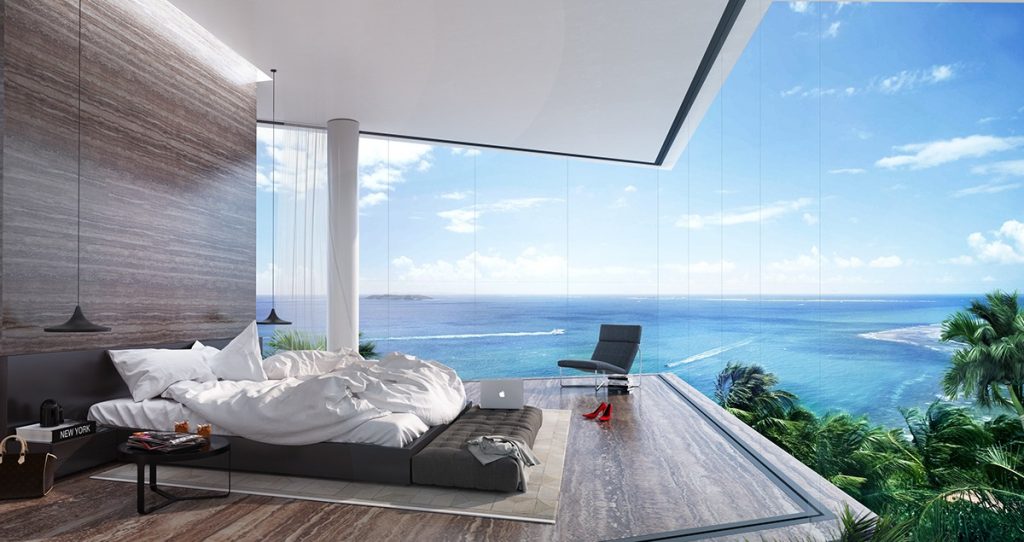 Bedrooms with Amazing Ocean Views