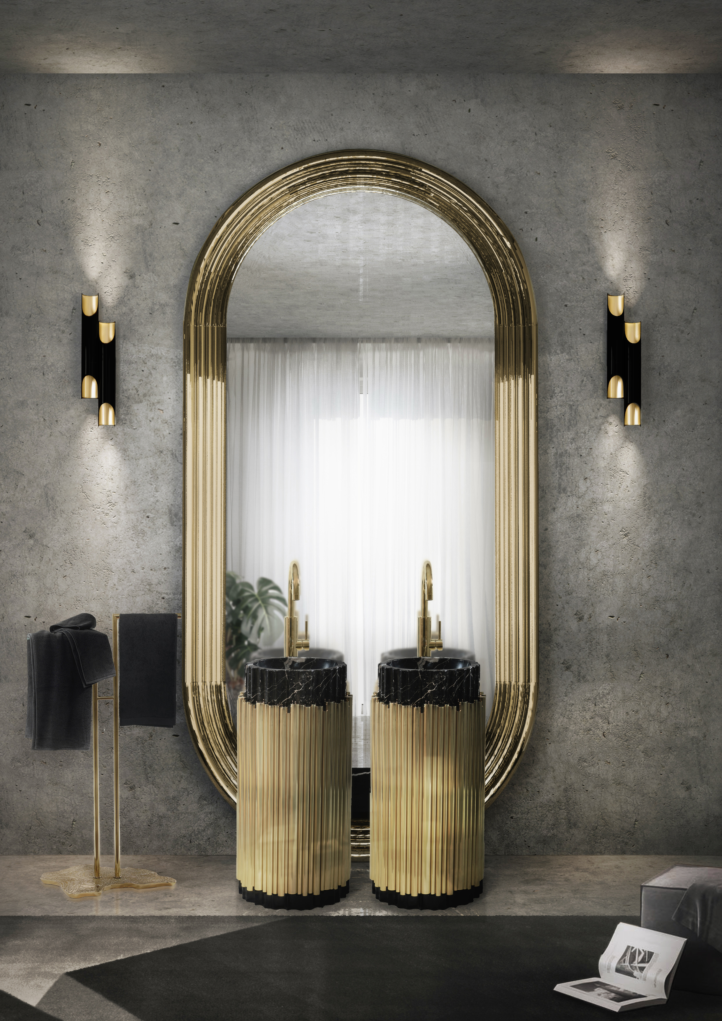Maison et Objet, Maison Valentina, luxury, stiletto bench, blaze mirror, colosseum mirror