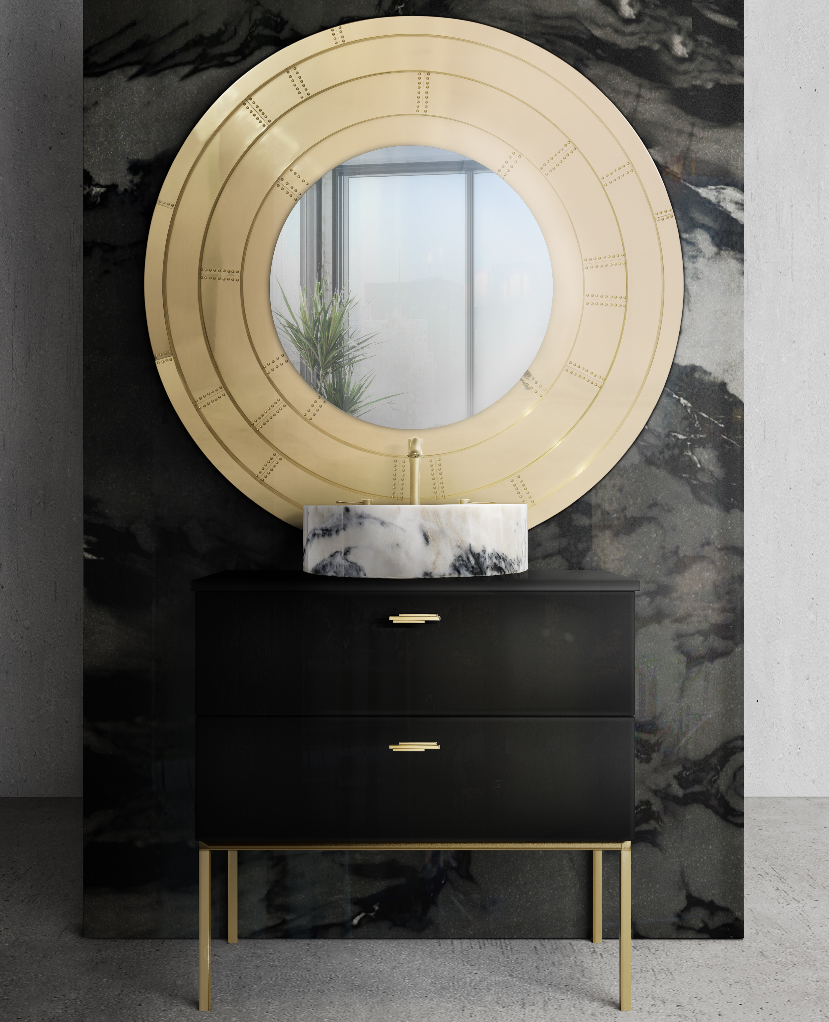 Maison et Objet, Maison Valentina, luxury, stiletto bench, blaze mirror, colosseum mirror