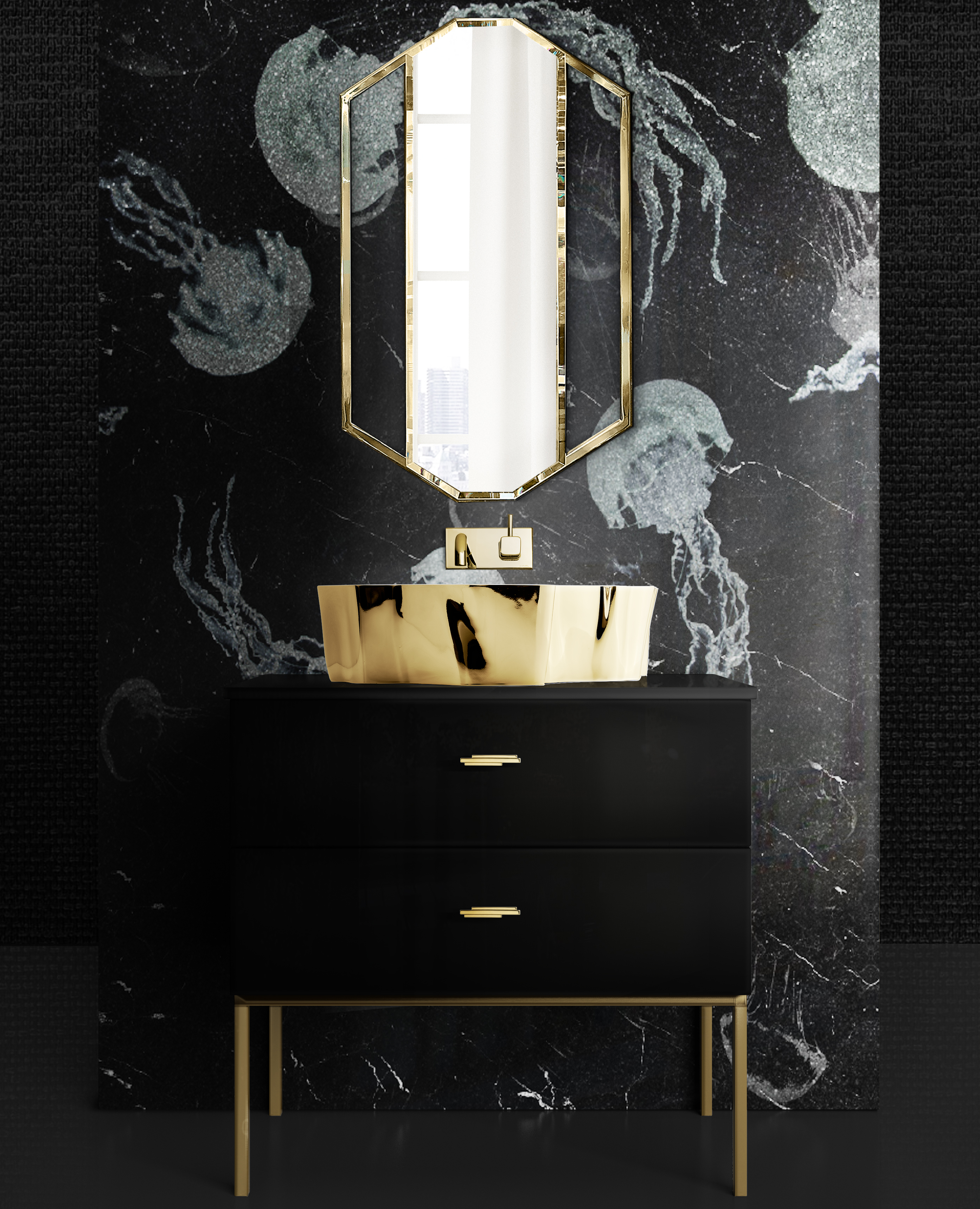 wall mirror ideas, fantastic wall mirror ideas,lavish bathroom designs,Maison Valentina, wall mirrors