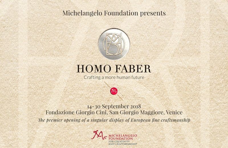 Homo Faber, design, craftsmanship, interior design, event 2018, events