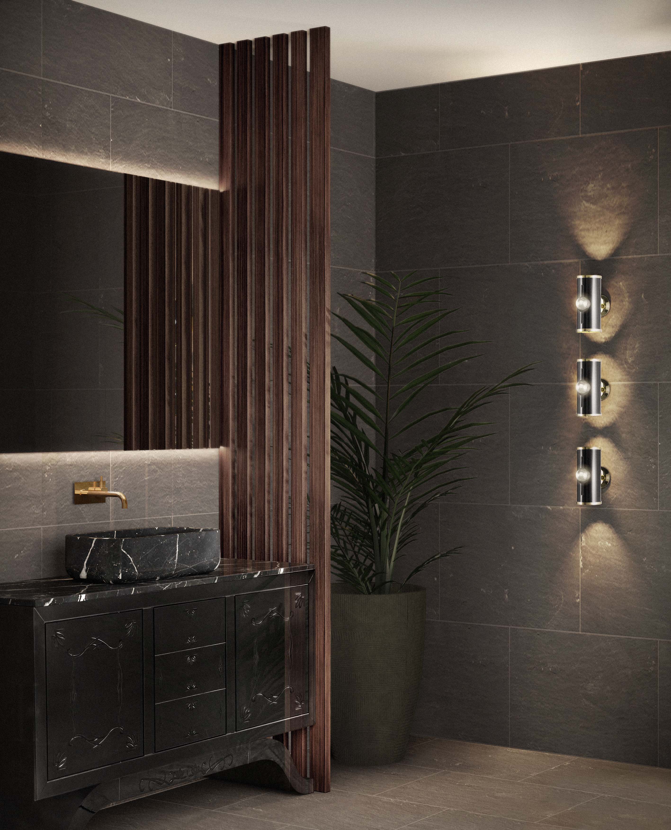 Halloween, bathroom, bathroom decoration, maison valentina, interior design