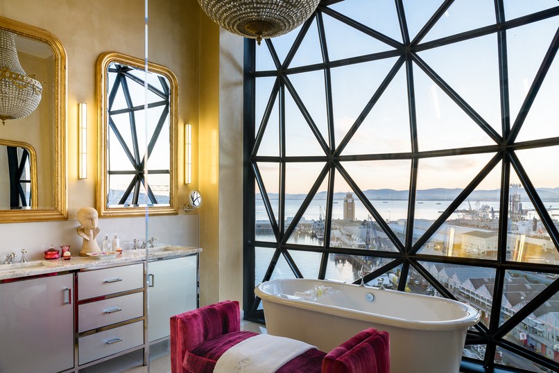 hotel bathrooms, maison valentina, bathrooms, interior design, hotels, luxury hotels