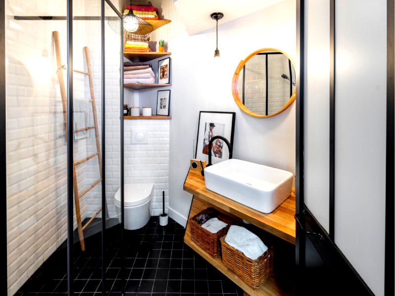 Industrial Style Bathrooms You'll Love in Romantic Paris, Paris, Industrial Bathroom, Bathroom, Maison et Objet ideas, Interior Design, Design,Industrial Home