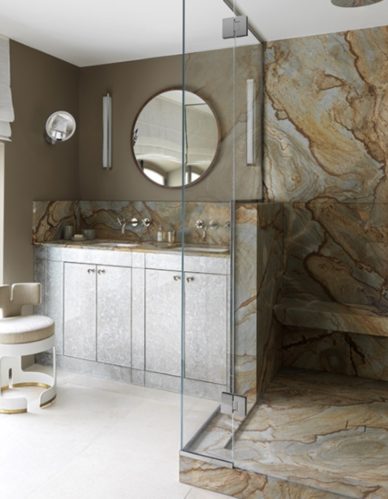 Anne-Sophie Pailleret creates Sophisticated Master Bathroom Designs