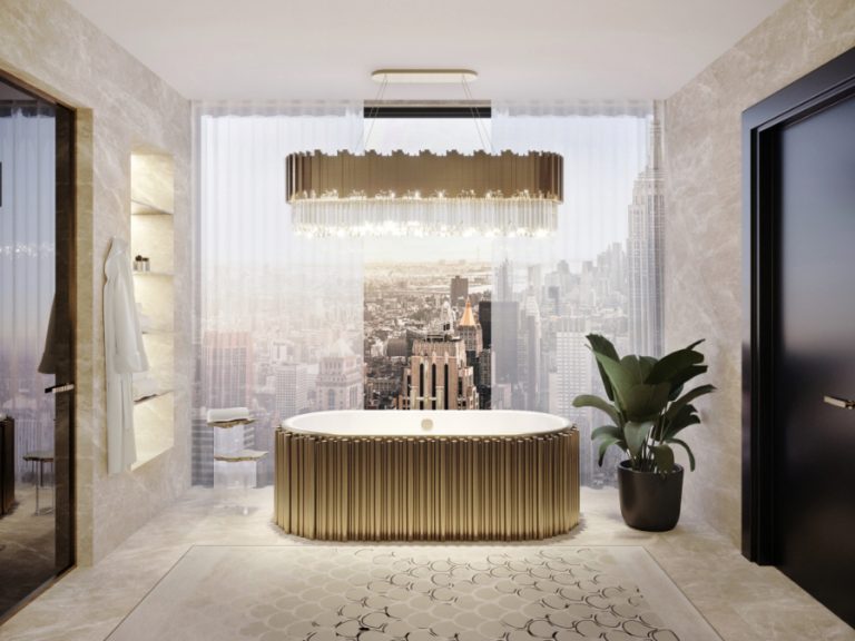 View of 46 Stunning Luxury Penthouse Designs with Sky-High Style