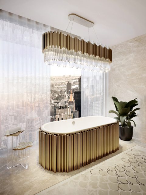 Picture of Dining Room Decor In The Opulent Empire Penthouse