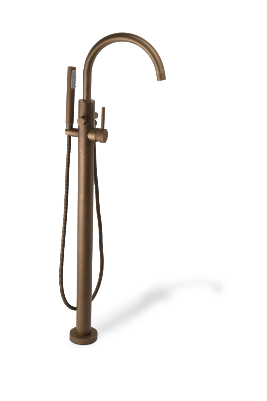 Pulse Mounting Floor Mixer With Hand Shower Tap Product Bathtub