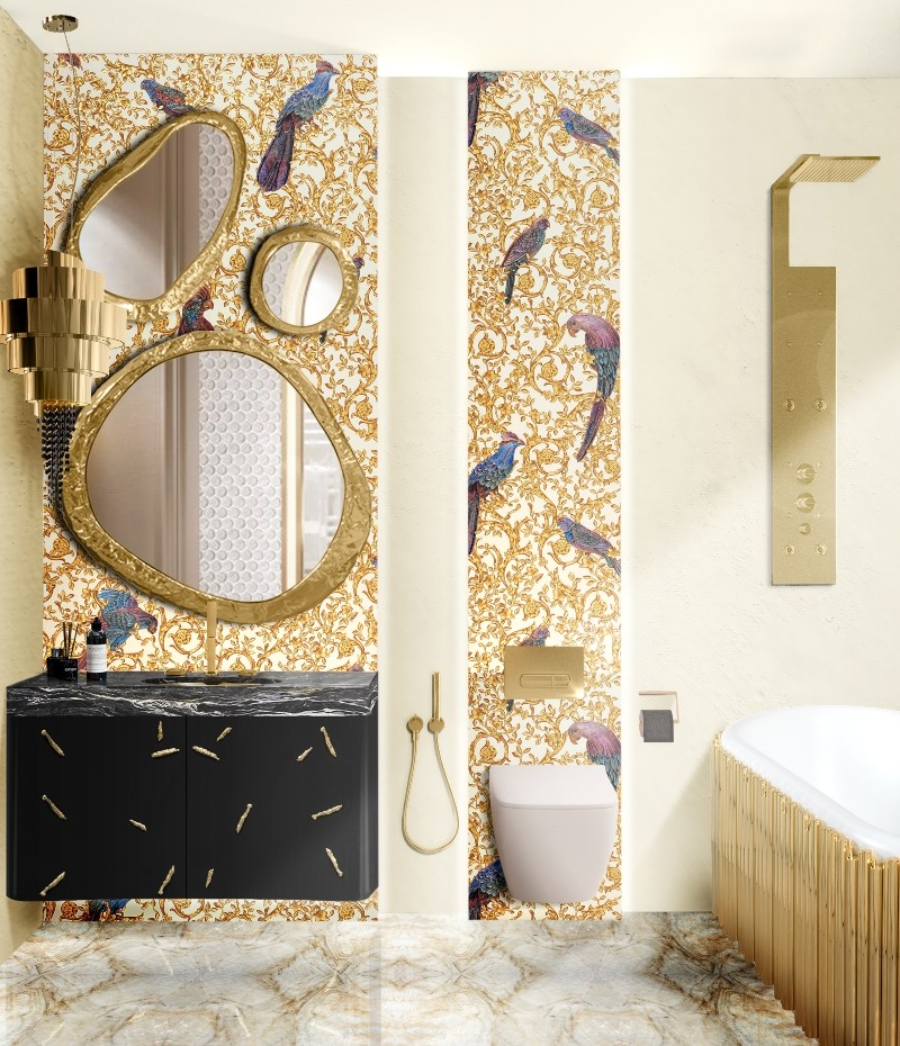 Bathroom Ideas Mirrors To Achieve A Perfect Oasis Halo Mirror Joyful luxury Bathroom Symphony Oval Bathtub