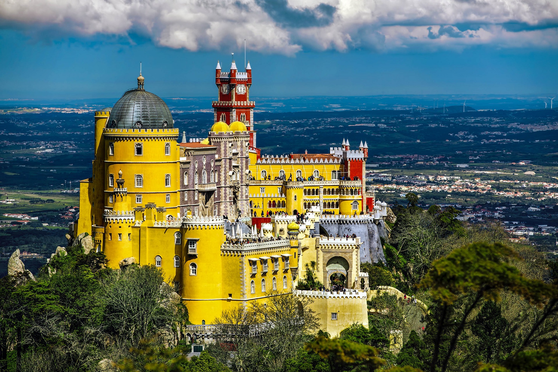 Most Stunning Buildings in the World Most Stunning Buildings in the World The Most Stunning Buildings in the World According to Lonely Planet  pena national palace sintra portugal shutterstock 403148269 2