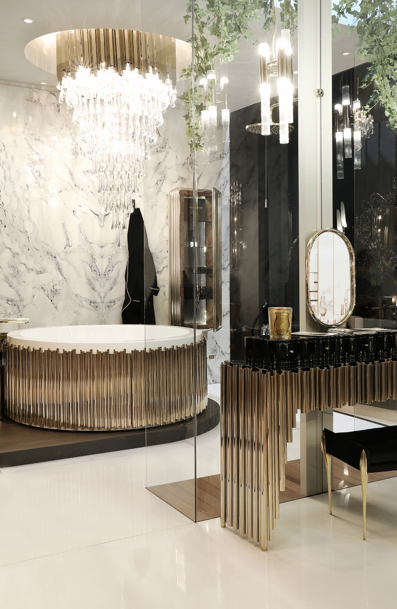 winter 2020, trends, Maison Valentina, interior design, bathroom, products, modern design, bathtub, armchair, stool, lamp, surface, tap, vessel sink, table,  winter 2020 Interior Design Trends for winter 2020: Discover what MV have for you trends 2 1